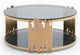 VIG Furniture Modrest Glass/Rosegold Coffee Table-2