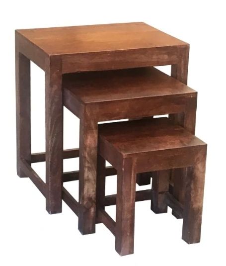 Jaipur Furniture Dakota Range Brown Nesting Table | Fischer Furniture ...