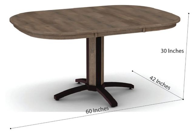 Chromcraft™ Customizable Eastland Dining Table-2