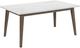 Liberty Furniture Edison White Rectangular Leg Table with Brownstone Base-0