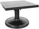 CabanaCoast® Customizable Monaco Aluminum 24" Outdoor Square Pedestal Side Table-0