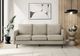 Monarch Specialties Inc. Beige 77" Sofa with Black Metal Legs-1
