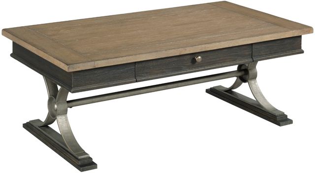 Hammary® Hancock Brown Rectangular Coffee Table-0