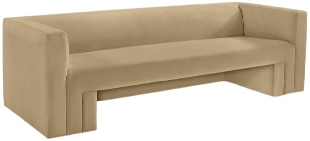 Meridian Furniture Henson Camel Velvet Sofa-0