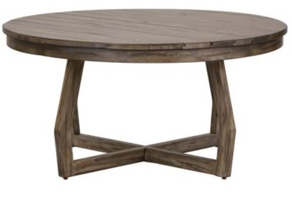 Liberty Furniture Hayden Way 3-Piece Gray Wash Table Set (1 Cocktail 2 End Tables)-1