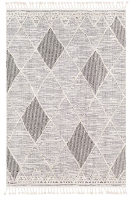 Surya Azilal Gray/White 4'x6' Area Rug-0