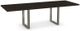 Amisco Customizable Burton Solid Birch Racetrack Extension Dining Table with Two Leaves-0