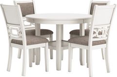 Signature Design by Ashley® Erinberg 5-Piece Antique White Dining Room Table Set