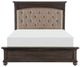 Mazin Furniture Motsinger Rustic Brown Eastern King Panel Bed-1