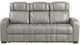 Homelegance® Apex Gray Double Power Reclining Sofa with Center Drop-Down Cup Holders-2