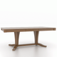 Canadel Customizable Gourmet 82" VR Base Dining Table with One Removable Leaf-4