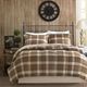 Olliix by Woolrich Lumberjack Multicolor Twin Lumberjack Classic Quilting Soft and Cozy Microfiber Solid Reverse Down Alternative Comforter Set-0