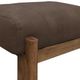 International Furniture Direct Balam Dark Brown/Stained Brown Ottoman-1