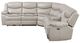 Homelegance® Fargo 3-Piece Silver Gray Power Reclining Sectional with Right Console-3