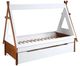 ACME Furniture Loreen Oak/White Twin Canopy Bed-0