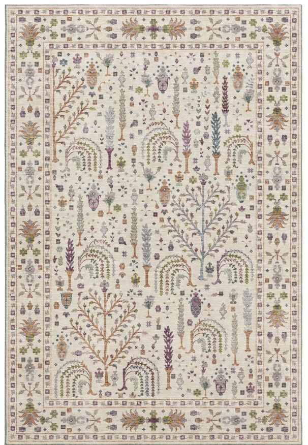 Dalyn™ Rug Company Hatay HY5 Ivory 5'x8' Area Rug-0