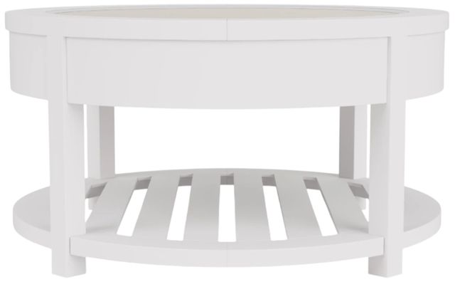 Riverside Furniture Rosalie White Caps Round Cocktail Table-3
