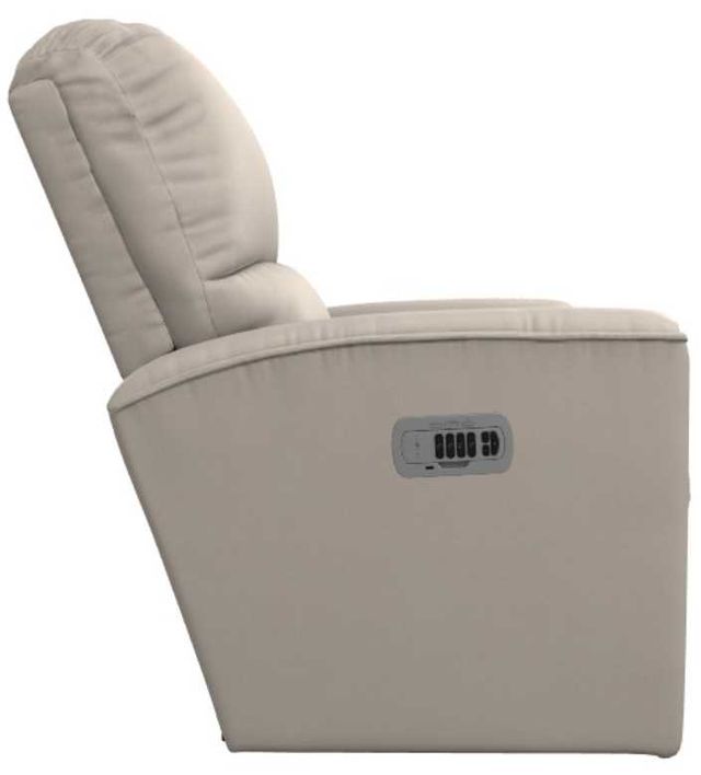 La-Z-Boy® Cade Oyster Leather Power Wall Recliner with Headrest and Lumbar-3