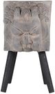 A & B Home Natural Stone Gray Tone Statue Planter-1