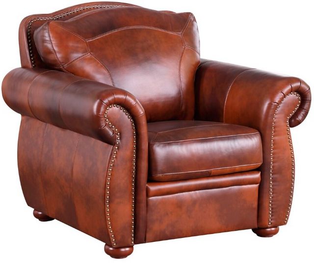 Leather Italia™ Cambria Arizona Brown Chair