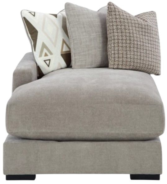 Benchcraft® Aslan Court 3-Piece Pebble Left-Arm Facing Sectional and Chaise-3