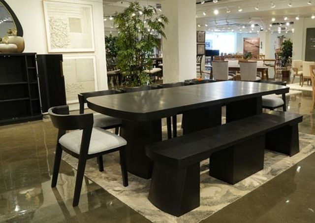 Signature Design by Ashley® Haldenwick Black Dining Bench-2