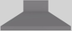 Vent-A-Hood® 66" Gunsmoke Wall Mounted Range Hood-0
