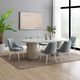 ACME Furniture Laela Bone White Dining Table-5