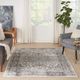 Nourison Home™ Quarry Ivory Gray 5'x7' Style 1 Area Rug-1