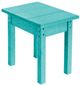 C R Plastic Generation Line Turquoise Rectangular Table-0