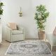 Nourison Home™ Elation Ivory Gray 5'x7' Style 1 Area Rug-1