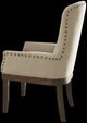 ACME Furniture Landon Beige/Salvage Brown Arm Chair-3