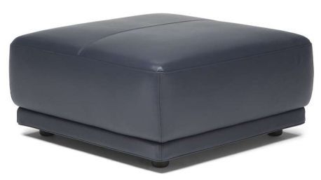Natuzzi Editions Customizable Parigi Leather Ottoman-2