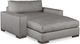 Century® Great Room Leather Wide Chaise-0