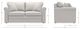 La-Z-Boy® Leah Charcoal Full Sleeper Sofa-2