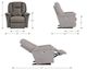 La-Z-Boy® Jasper Stone Leather Power Rocking Recliner with Headrest and Lumbar-2