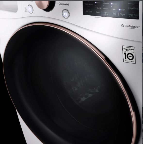 LG 4.5 Cu. Ft. White Front Load Washer-12