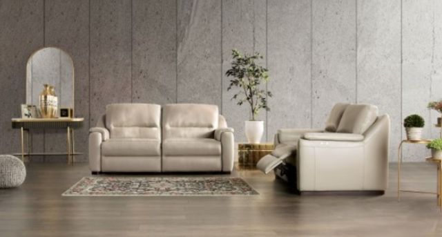 Furniture of America® Altamura Taupe Power Reclining Loveseat-1