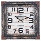 YHD TimeTrack Black/Brown/White Wall Clock-0