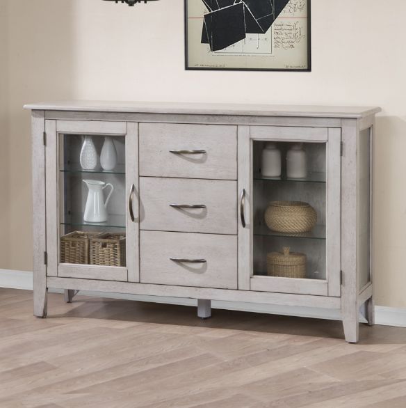 Winners Only® Carmel Gray Sideboard-1