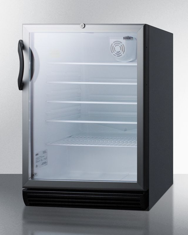 Summit® Commercial Series 24" 5.5 Cu. Ft. Stainless Steel Beverage Center-2