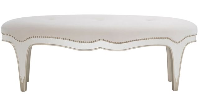 Michael Amini® London Place Creamy Pearl Accent Bench-2