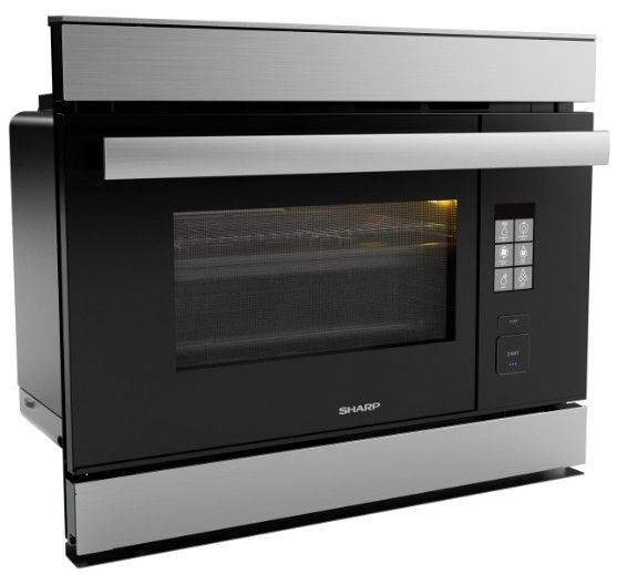 Sharp® 24" Stainless Steel Convection Built In Wall Oven-2