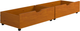 Donco Kids Honey Twin/Twin Mission Futon Bunk Bed With Dual Under Bed Drawers-2