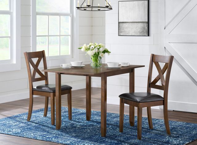 Elements International Alex Espresso 3-Piece Dining Set-1
