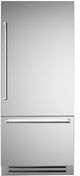 Bertazzoni 36" 19.6 Cu. Ft. Stainless Steel Built-In Bottom Freezer Refrigerator-1