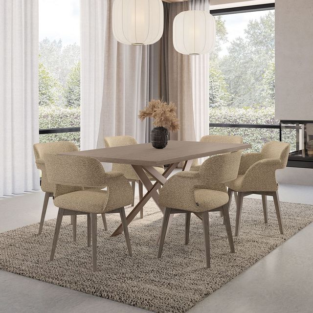 Amisco Customizable Solene Dining Arm Chair-1