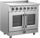 FORNO® Massimo 36" Stainless Steel Pro Style Electric Range-3