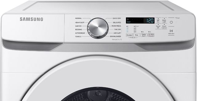 Samsung 7.5 Cu. Ft. White Ventless Electric Dryer-9