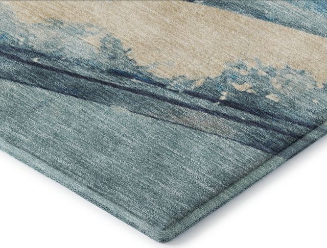 Dalyn™ Rug Company Merry & Bright MY15 Blue 5'x8' Area Rug-1